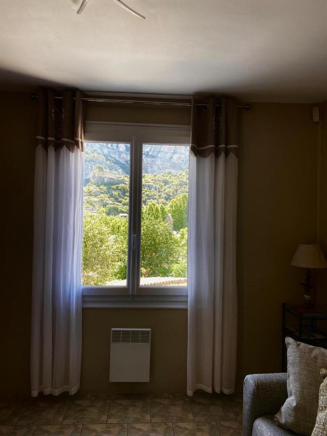 Vue Panoramique Sur Le Chateau,Montagne Et Grottes Fontaine-de-Vaucluse Exterior foto